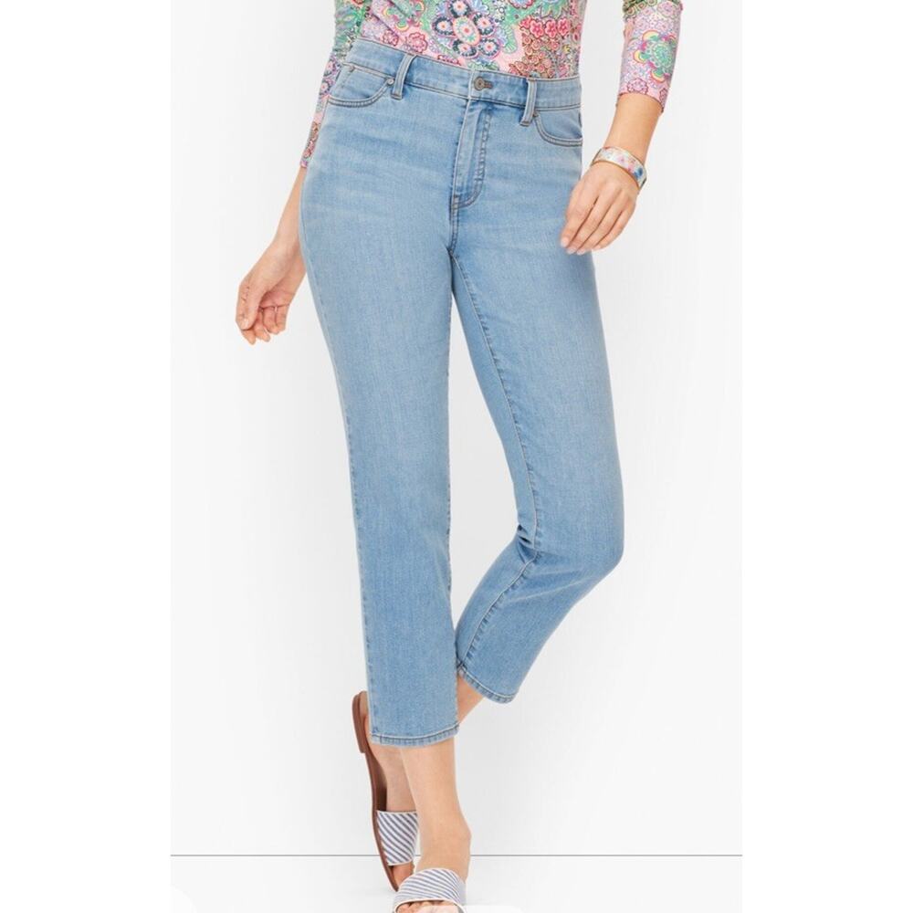 Talbots Straight Leg Cropped Jeans size 8
